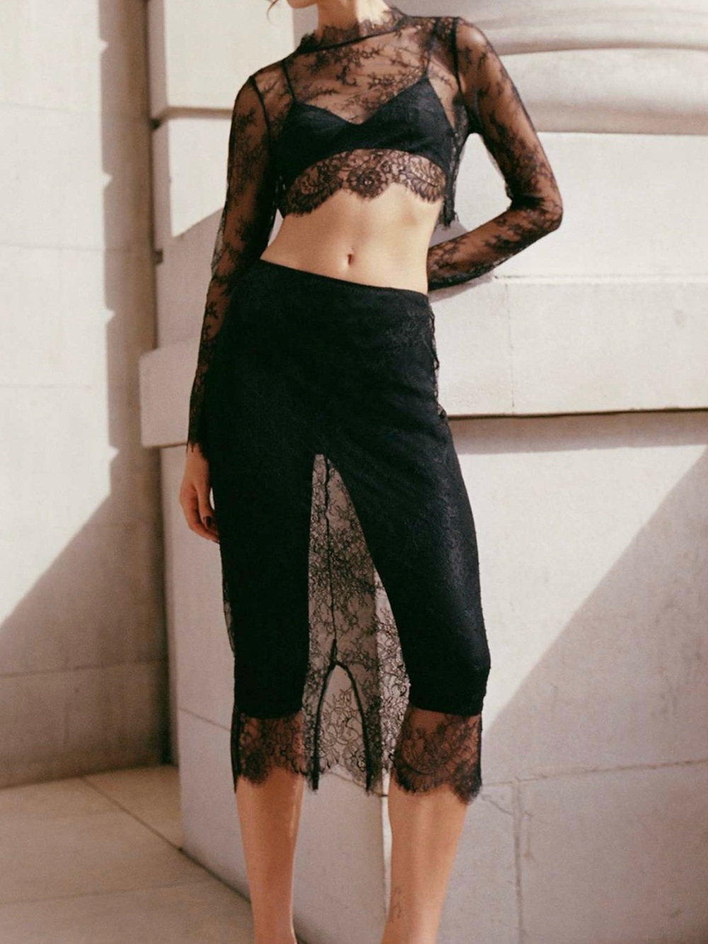 ASOS lace skirt New